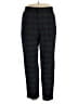 Lands' End Plaid Black Casual Pants Size 34 waist (estimated) - photo 1