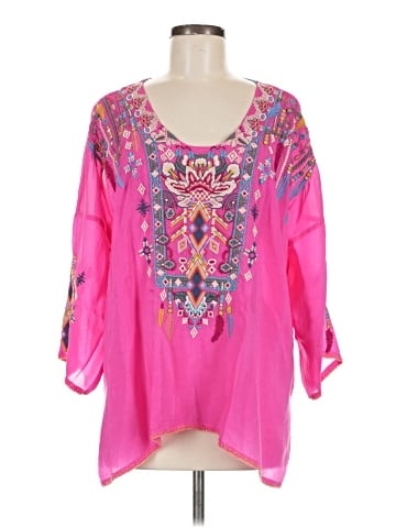 Johnny Was 3/4 Sleeve Blouse (view 1)