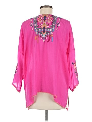 Johnny Was 3/4 Sleeve Blouse (view 2)