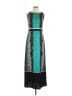 Ivy & Blu 100% Polyester Metallic Teal Cocktail Dress Size 12 - photo 1