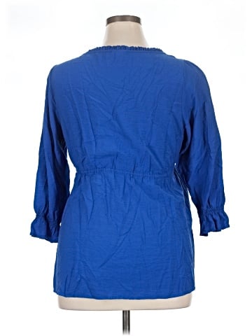 Isabel Maternity 3/4 Sleeve Blouse (view 2)