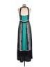 Ivy & Blu 100% Polyester Metallic Teal Cocktail Dress Size 12 - photo 2