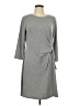 Cable & Gauge Solid Gray Casual Dress Size L - photo 1