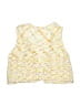 Zara Yellow Sweater Vest Size 9 - 10 - photo 2