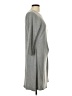 Cable & Gauge Solid Gray Casual Dress Size L - photo 4