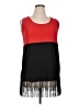 Slinky Brand Red Sleeveless Top Size 1X - photo 1