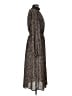 Free Press 100% Polyester Paisley Brown Casual Dress Size L - photo 4
