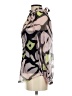 Max&Co. 100% Silk Print Gray Long Sleeve Silk Top Size 2 - photo 5