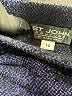 St. John Couture Tweed Blue Formal Skirt Size 14 - photo 4