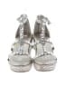 Naturalizer 100% Leather Silver Wedges Size 6 1/2 - photo 2