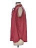 Ann Taylor LOFT 100% Polyester Burgundy Sleeveless Blouse Size S - photo 5