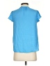Maison d' Amelie 100% Polyester Blue Short Sleeve Blouse Size XS - photo 2