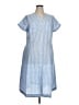 Talbots 100% Linen Blue Casual Dress Size 16 Petite - photo 1