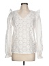 Shein 100% Polyester White Long Sleeve Blouse Size L - photo 1