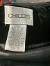Chico's 100% Polyester Tie-dye Black Blazer Size Lg (2) - photo 6