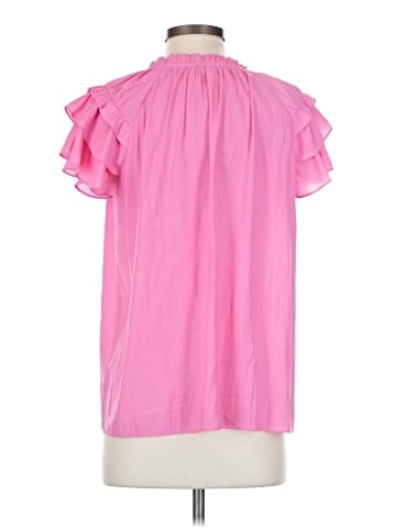 Rose + Olive Short Sleeve Blouse (view 2)