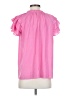 Rose + Olive 100% Polyester Pink Short Sleeve Blouse Size 5 - photo 2