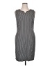 Talbots Houndstooth Gray Black Casual Dress Size 16 - photo 1