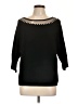 Madison Black 3/4 Sleeve Top Size L - photo 1