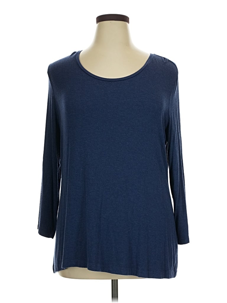 Pre-owned C Established 1946 3/4 Sleeve T-shirt In Blue