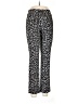 Krazy Larry Animal Print Silver Casual Pants Size 6 - photo 1