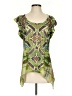 Apt. 9 Green Short Sleeve Blouse Size S - photo 1
