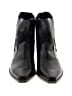 Yellow Box Black Ankle Boots Size 9 1/2 - photo 2