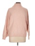 Gap Solid Pink Turtleneck Sweater Size L - photo 1