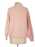 Gap Solid Pink Turtleneck Sweater Size L - photo 2