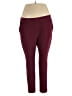 Lands' End Solid Burgundy Active Pants Size 14 - 16 - photo 1
