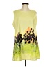 Unbranded Yellow Sleeveless Blouse Size XL - photo 1