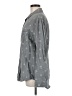 Hinge 100% Cotton Polka Dots Gray Long Sleeve Button-Down Shirt Size M - photo 5
