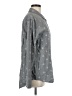 Hinge 100% Cotton Polka Dots Gray Long Sleeve Button-Down Shirt Size M - photo 4