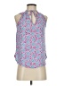 LOFT The Original 100% Polyester Blue Sleeveless Blouse Size XS (petite) - photo 1