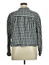 Gap 100% Cotton Checkered-gingham Blue Long Sleeve Blouse Size XL - photo 2