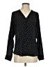 Express Polka Dots Black Long Sleeve Blouse Size S - photo 1