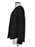 Express Polka Dots Black Long Sleeve Blouse Size S - photo 5
