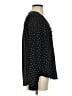 Express Polka Dots Black Long Sleeve Blouse Size S - photo 4