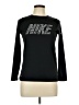 Nike 100% Polyester Black Long Sleeve T-Shirt Size L - photo 1