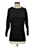 Guess Metallic Black Pullover Sweater Size S - photo 1