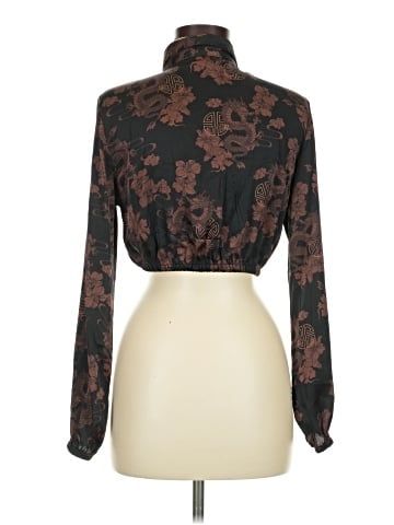 Just Polly Long Sleeve Blouse (view 2)