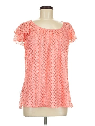 Roz & Ali Short Sleeve Blouse (view 1)