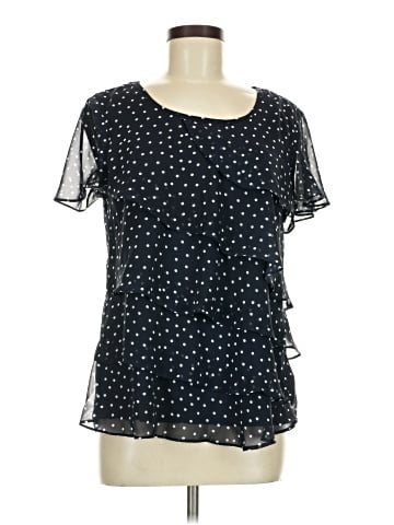 Roz & Ali Short Sleeve Blouse (view 1)