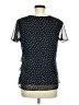 Roz & Ali 100% Polyester Stars Black Short Sleeve Blouse Size M - photo 2