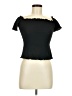 Shein Black Short Sleeve Top Size M - photo 1
