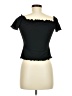 Shein Black Short Sleeve Top Size M - photo 2