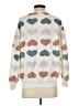 Mighty Fine Hearts Ivory Pullover Sweater Size S - photo 2