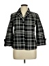 Talbots Plaid Black Blazer Size 14 - photo 1