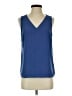Nine West 100% Polyester Blue Sleeveless Blouse Size S - photo 1