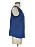 Nine West 100% Polyester Blue Sleeveless Blouse Size S - photo 4